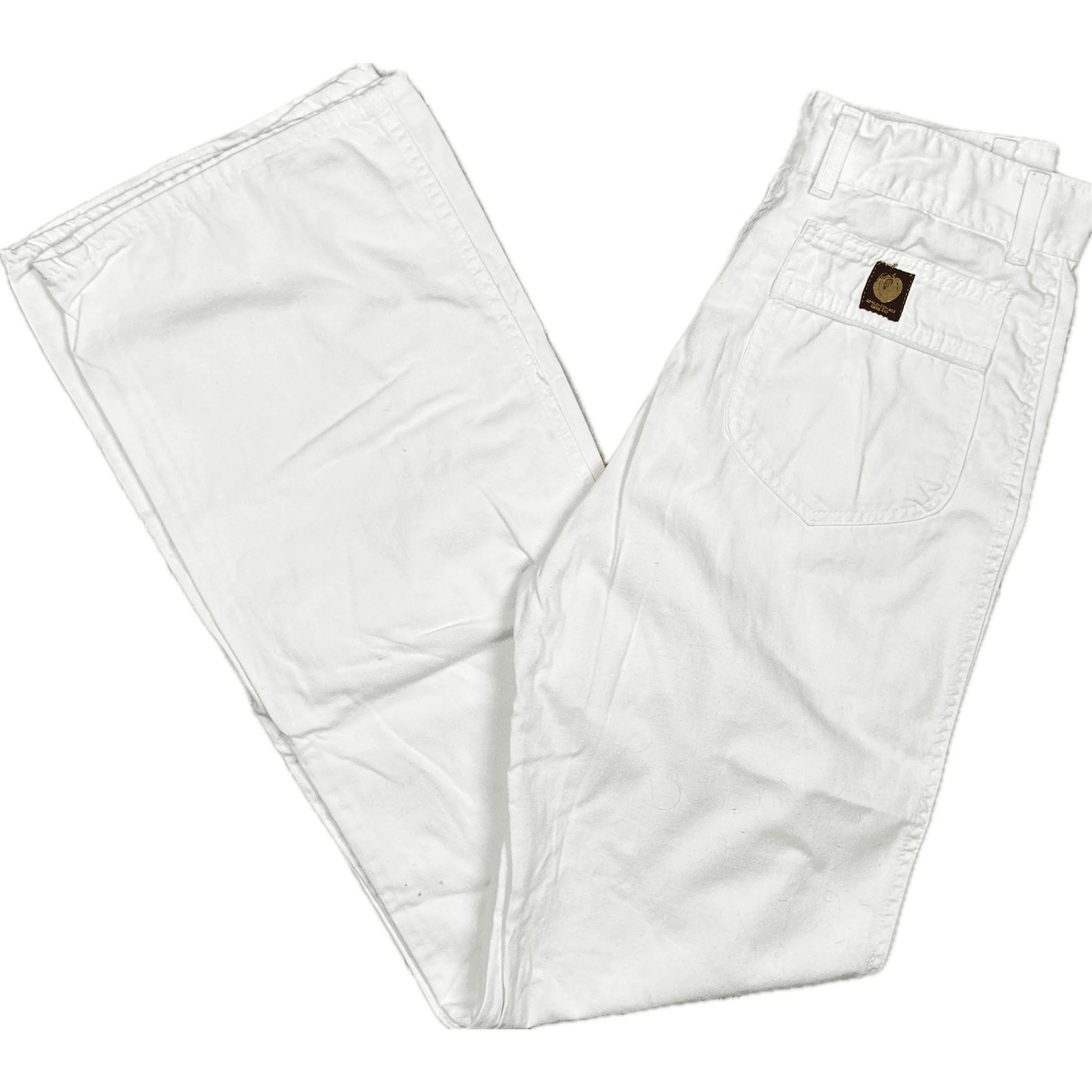 1970's AMCO Peaches Vintage Rare Australian Made White Jeans