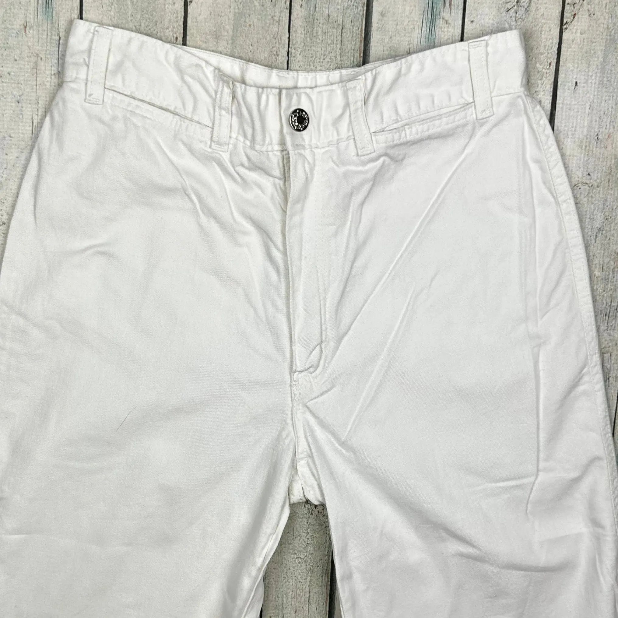1970's AMCO Peaches Vintage Rare Australian Made White Jeans