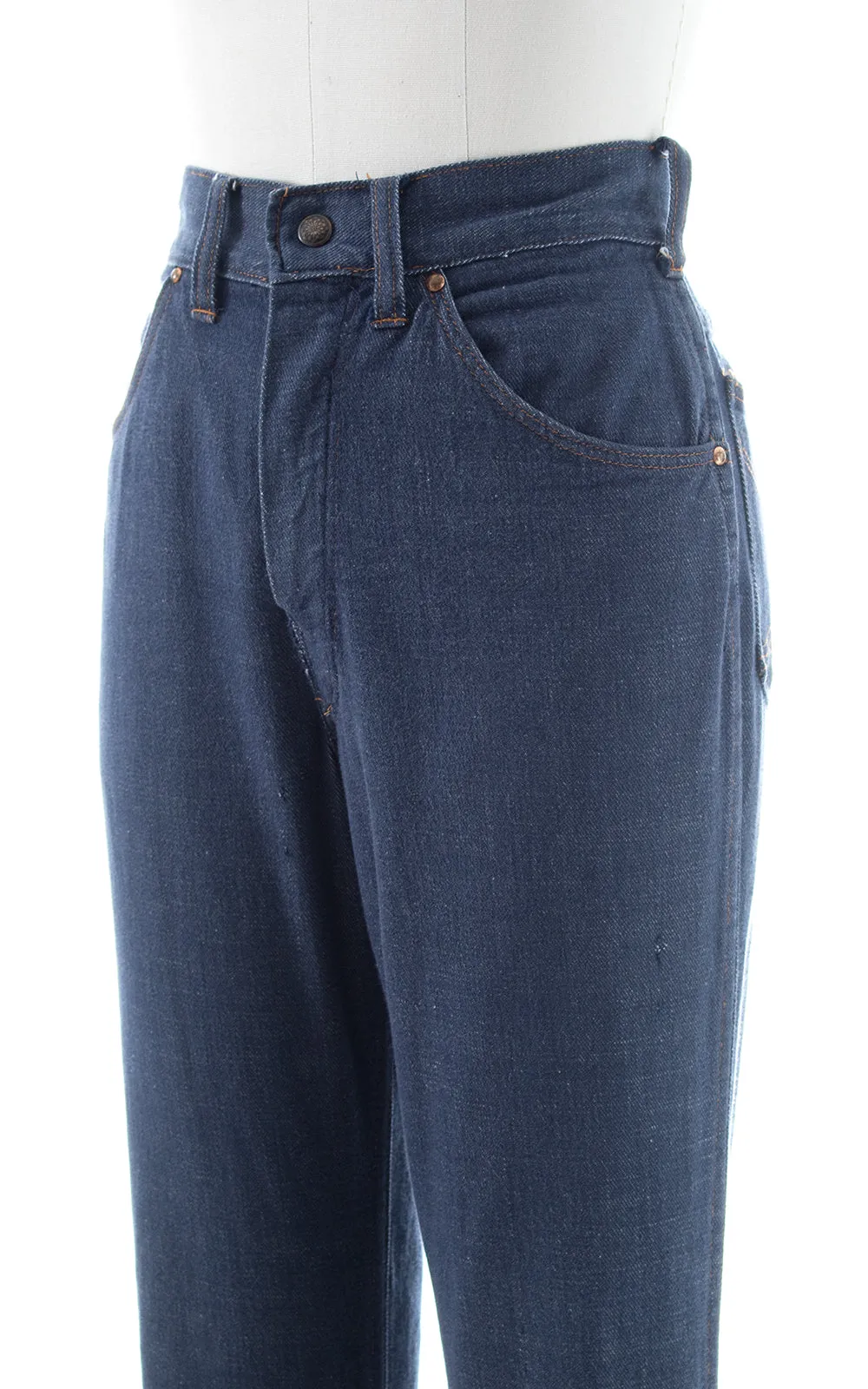 1970s Denim Bell Bottom Jeans | small