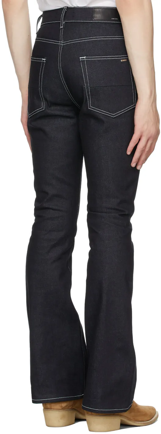 AMIRI Indigo Flare Leg Jeans