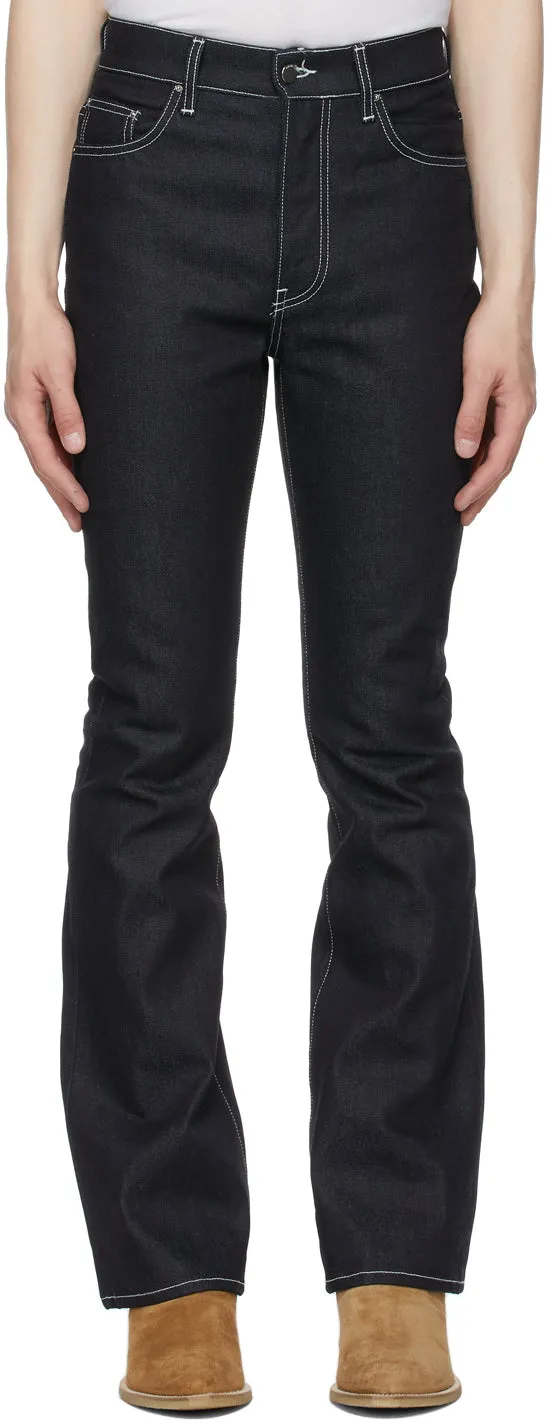 AMIRI Indigo Flare Leg Jeans