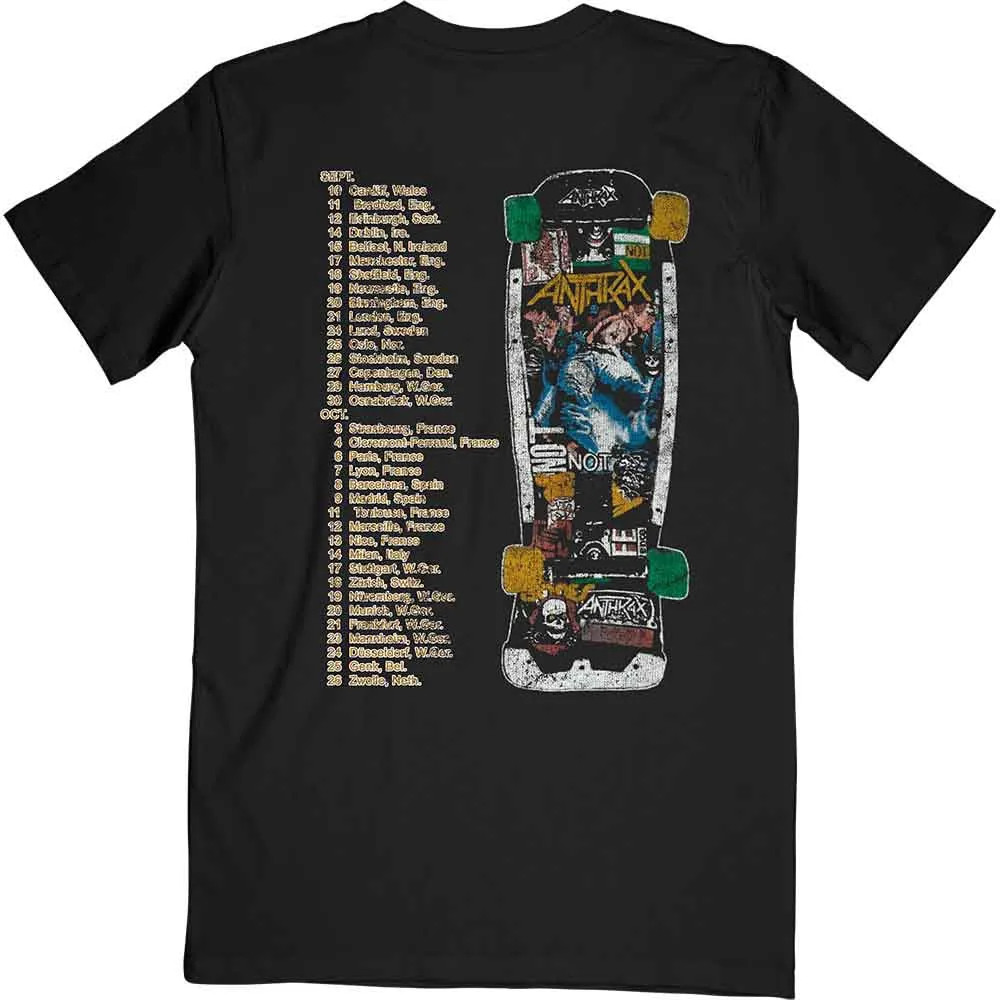 Anthrax "Spreading Skater Notman Vintage" T shirt
