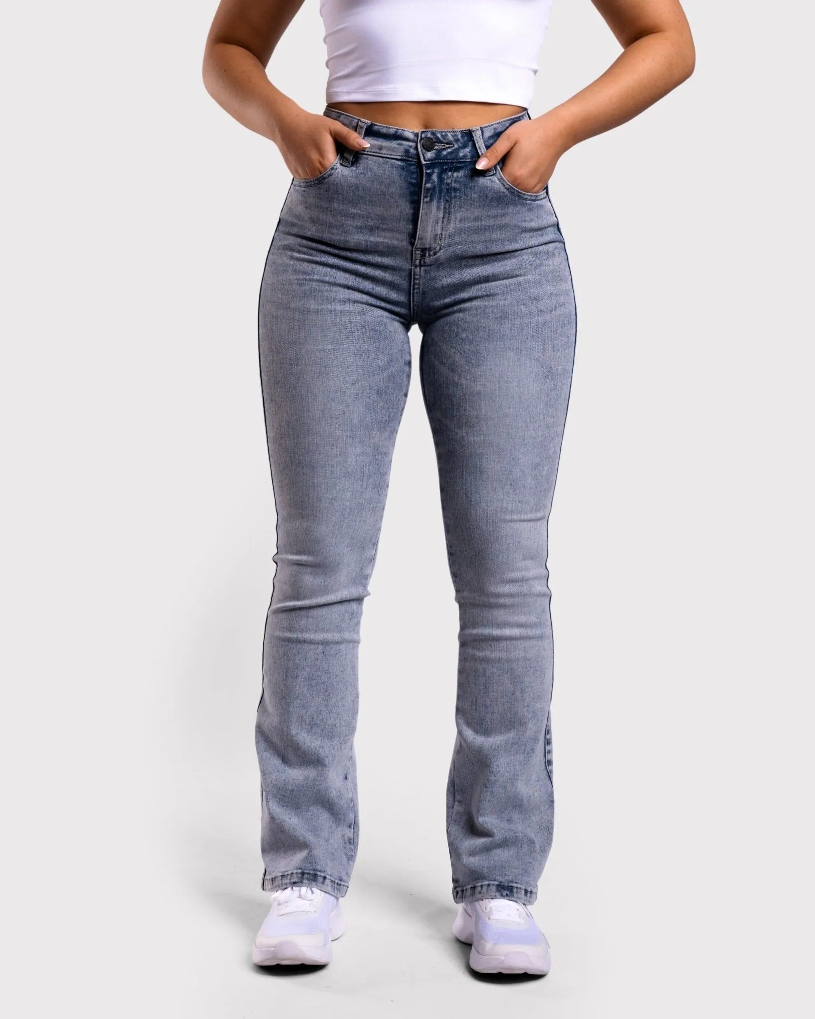Blue Mist Flared Jeans