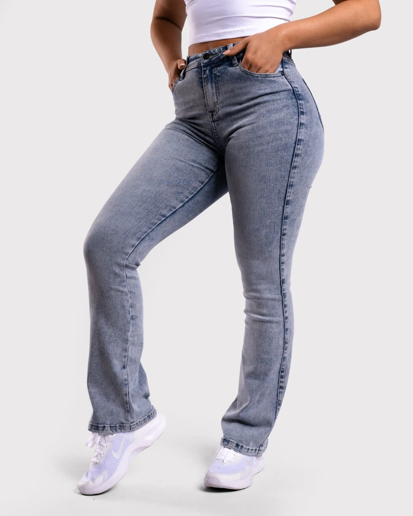 Blue Mist Flared Jeans