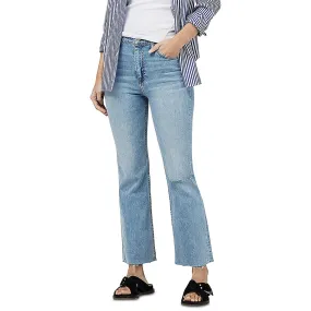 Casey Womens Destroyed Denim Flared Jeans