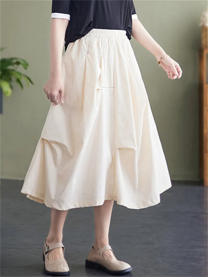 Casual High Waisted Slim Irregular Ladies Skirt