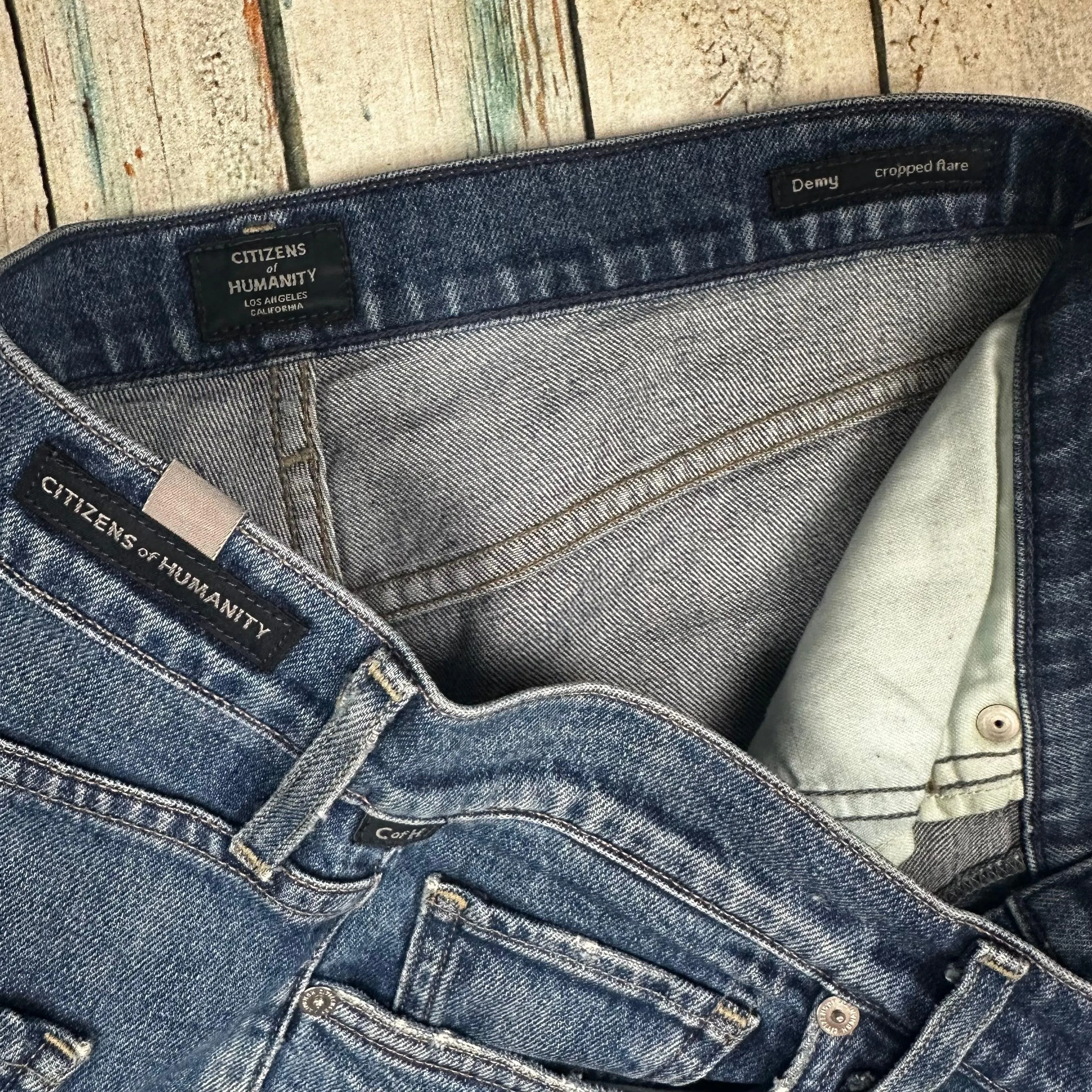 Citizens of Humanity 'Demy' Cropped Flare Jeans - Size 29