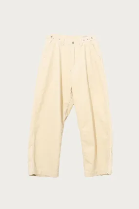 Corduroy Bell Pants - Ivory