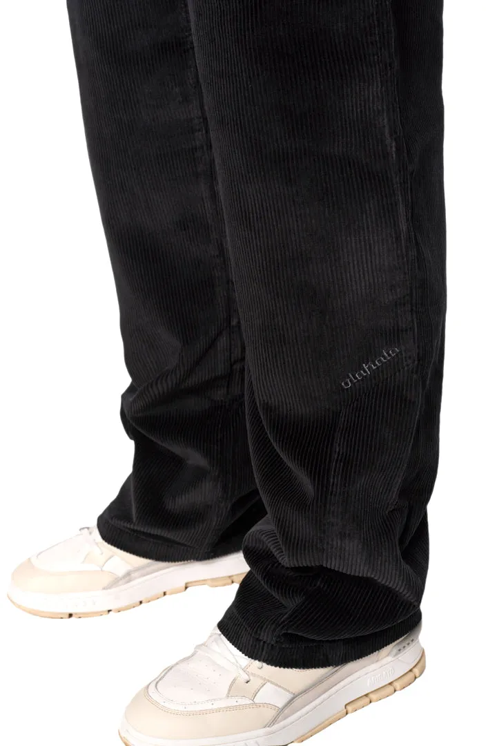Corduroy Pants Black