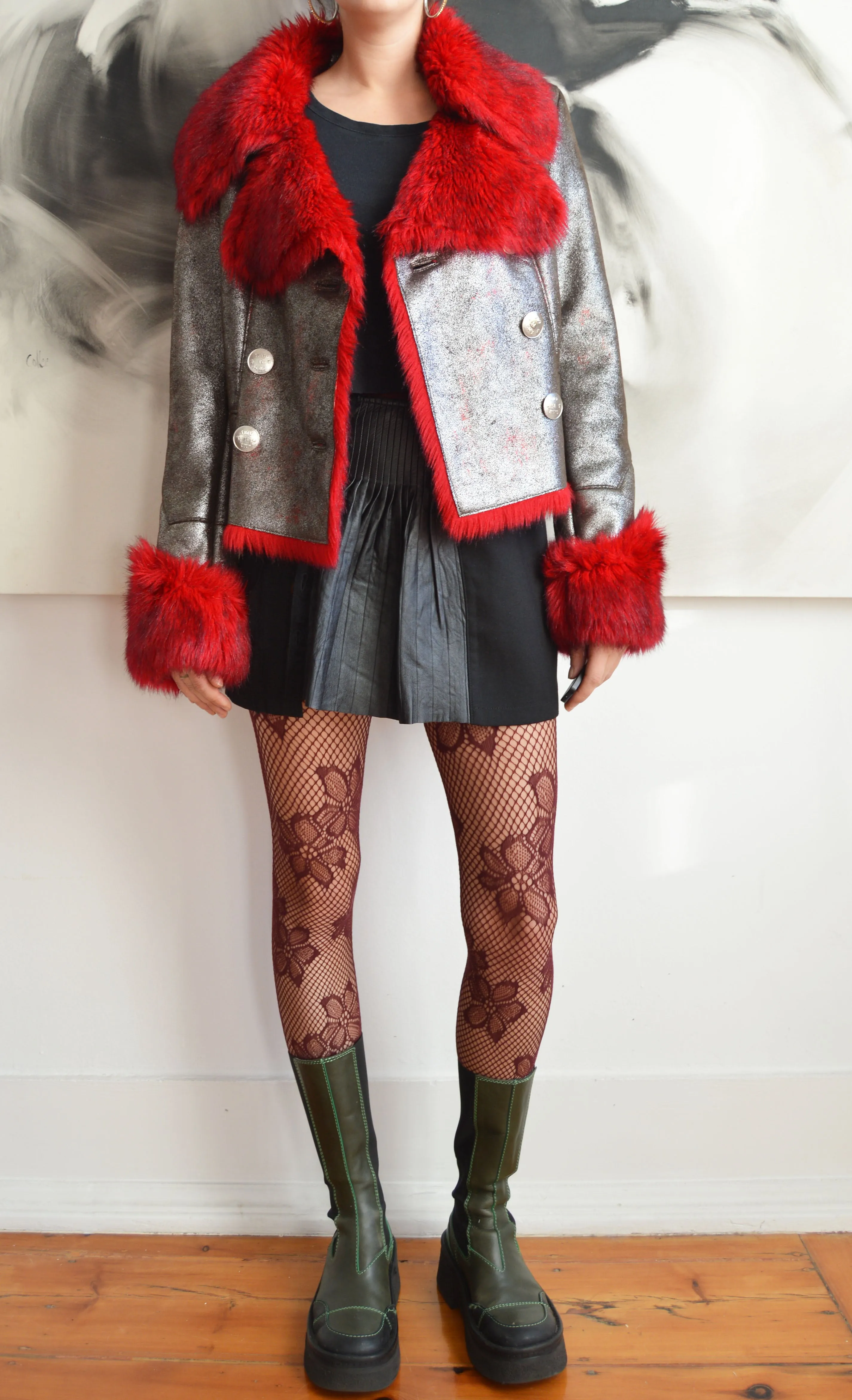 Custo Barcelona Faux Fur Jacket