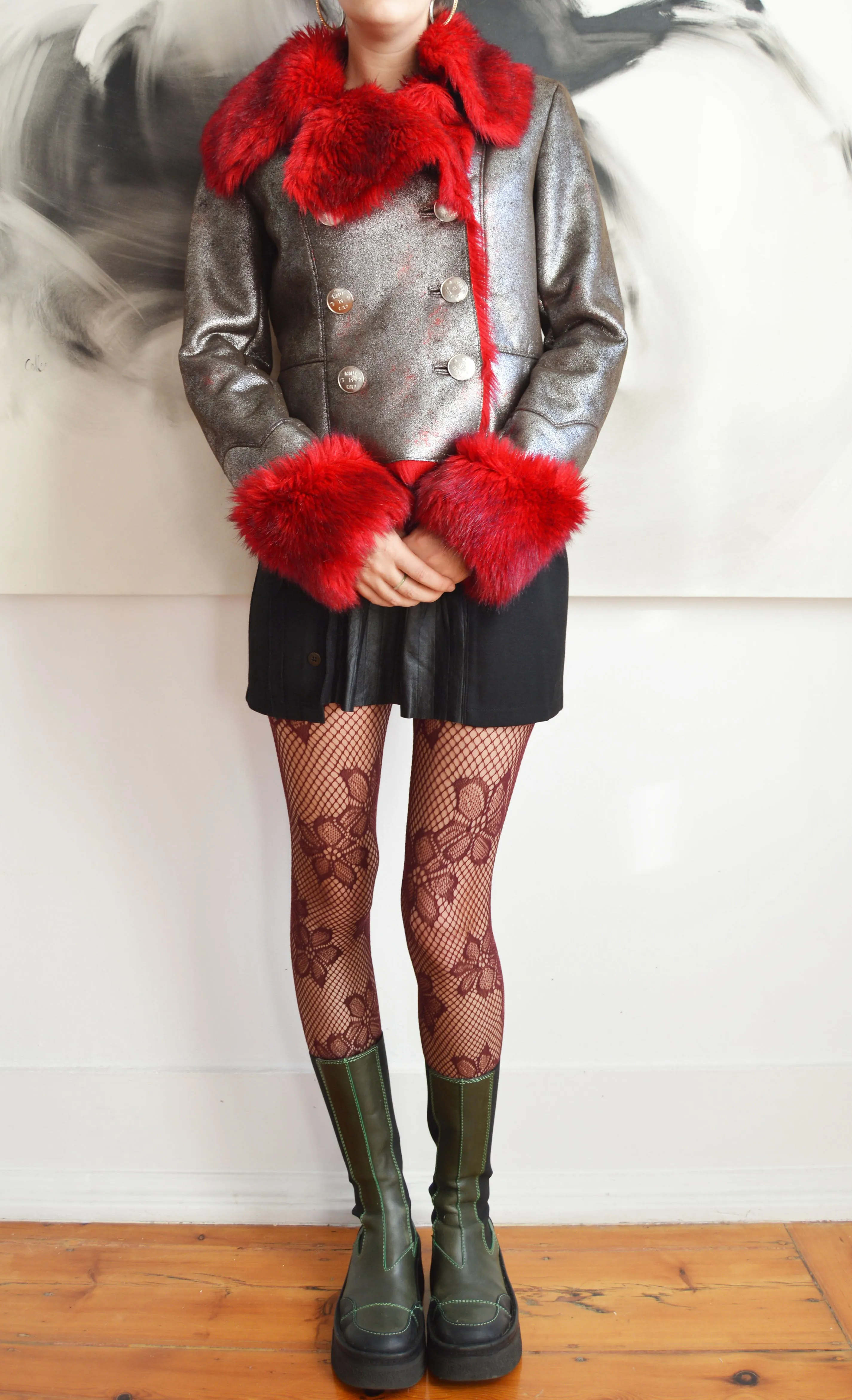 Custo Barcelona Faux Fur Jacket