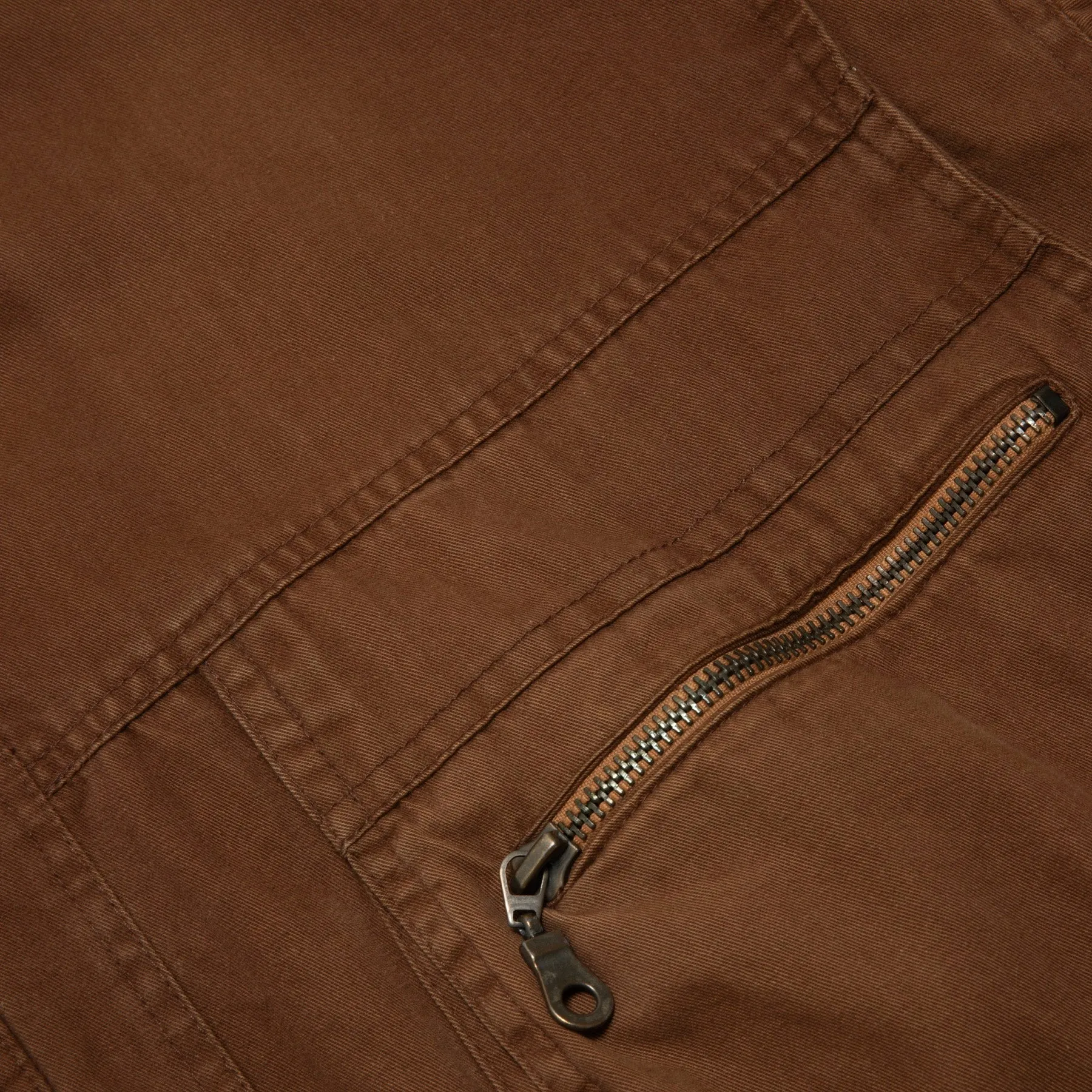 Enzyme Washed Twill Multi Panel Utility Bomber