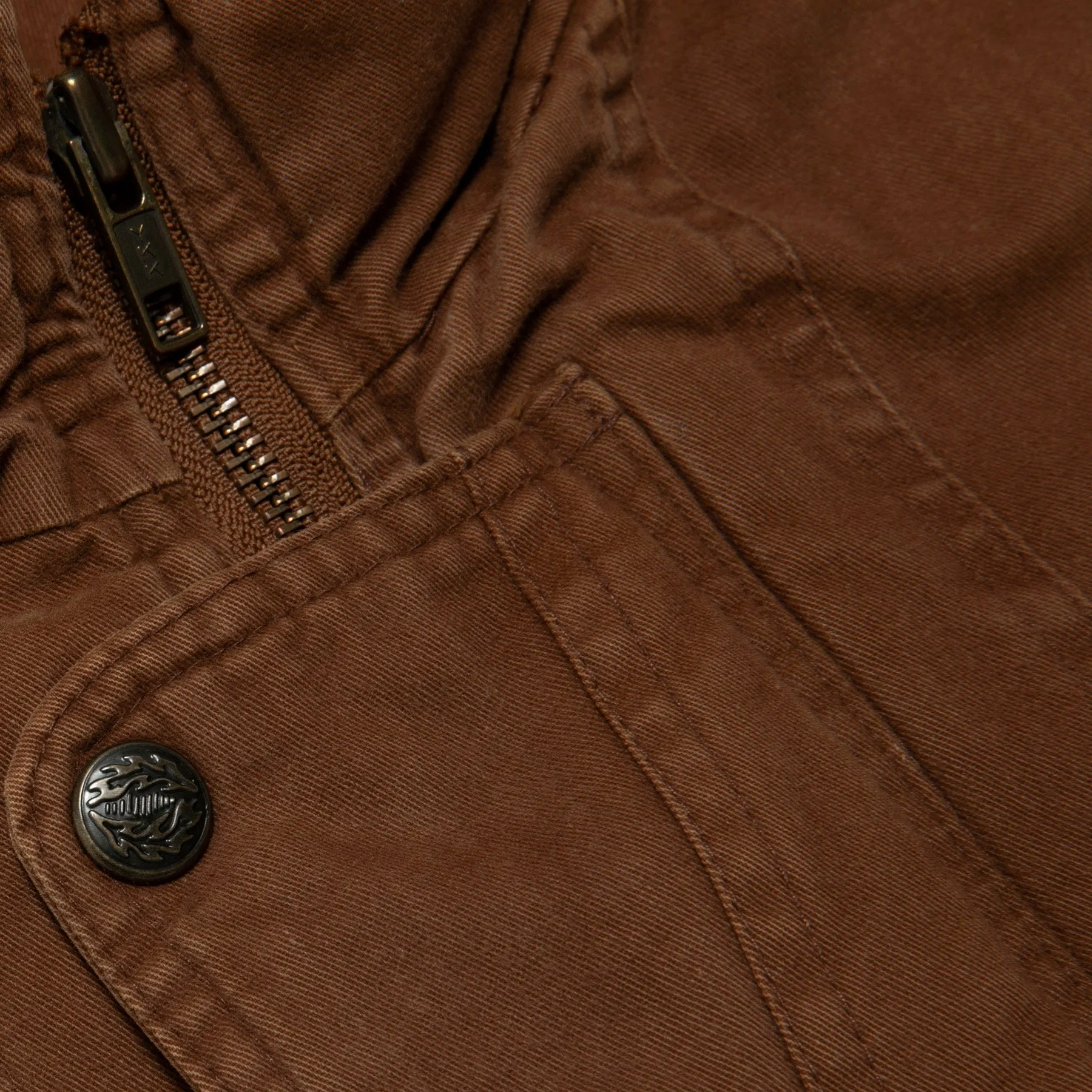 Enzyme Washed Twill Multi Panel Utility Bomber