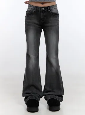 Gianna Faded Flared Jeans CO422
