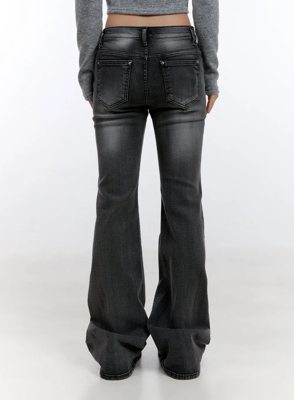 Gianna Faded Flared Jeans CO422