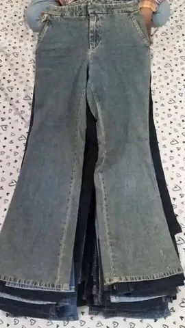 HD Y2K Ladies Flared Jeans - 60 Pcs