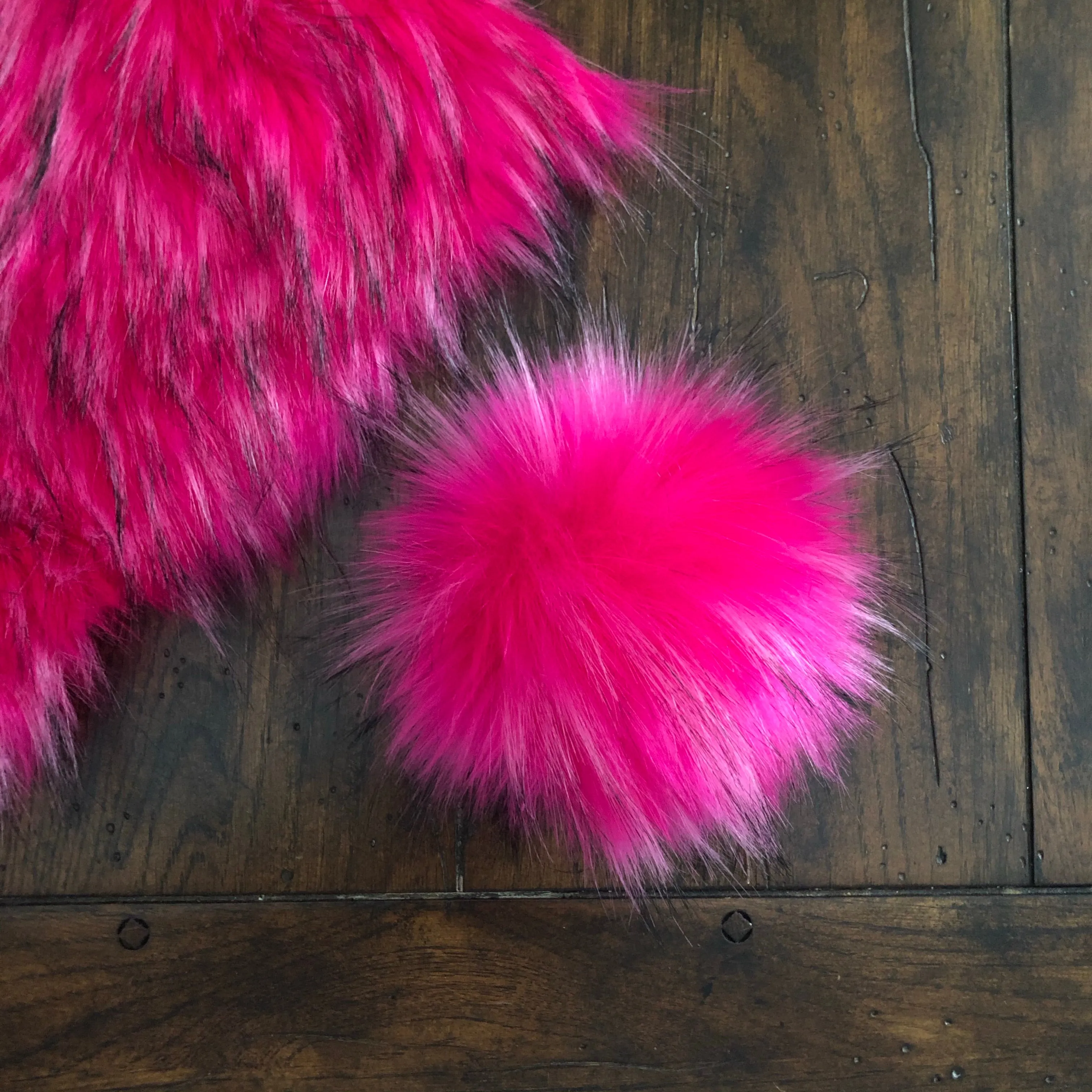 Hot Lips Faux Fur Pom Pom