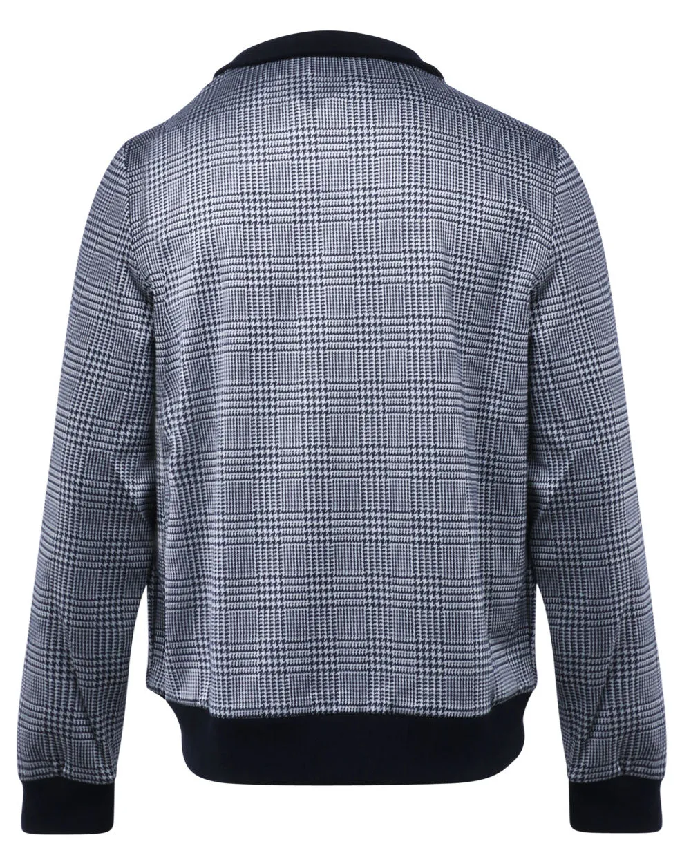 Houndstooth Baseball Jacket
