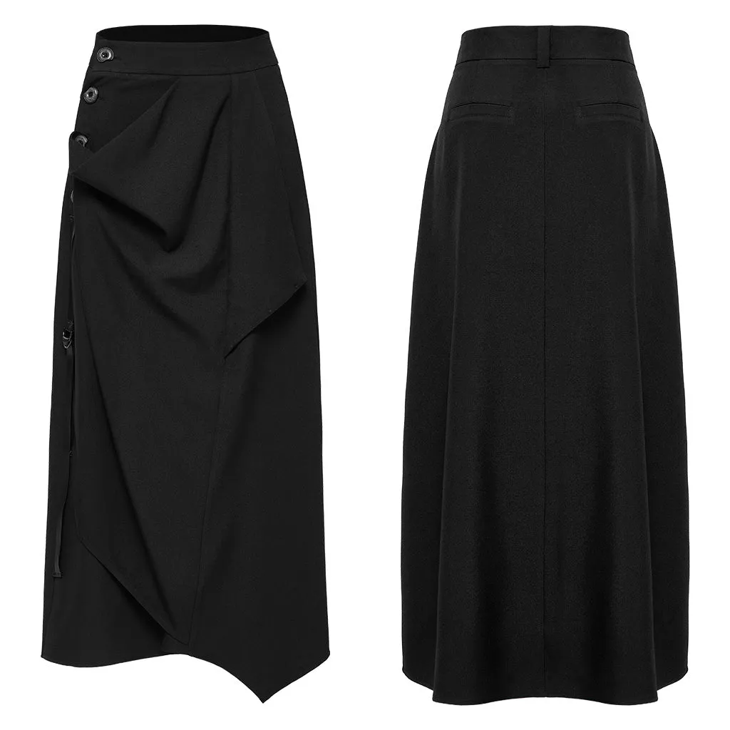 Irregular Geometry Deconstructed Skirt OPQ-1441BQF