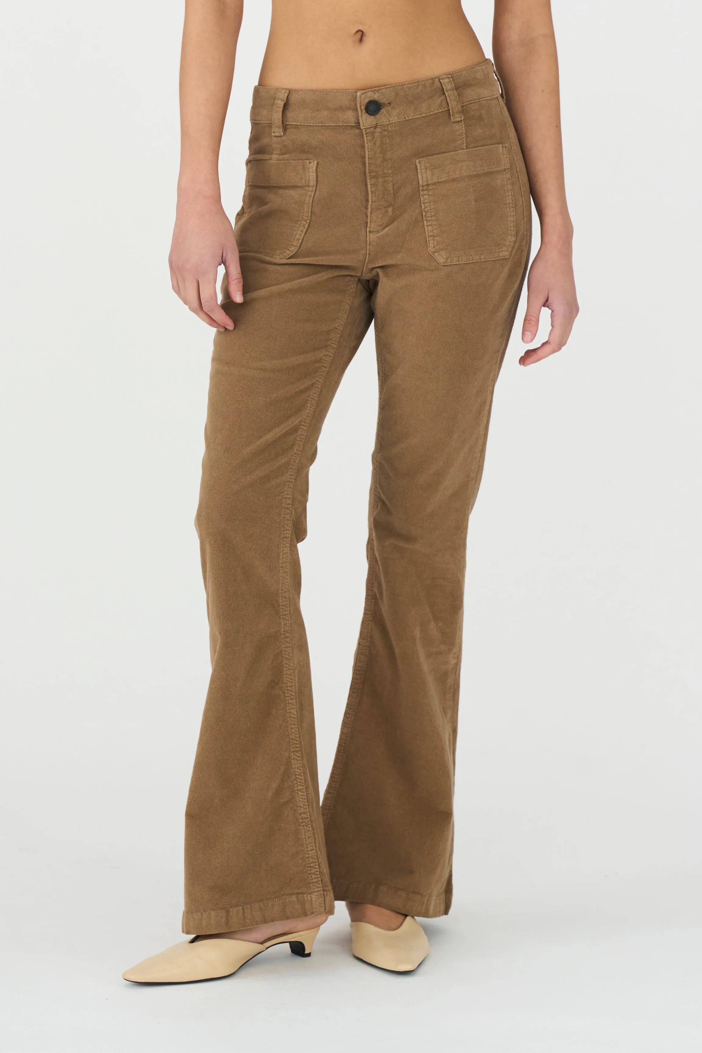 IVY-Ann Charlotte Jeans Baby Cord - Cool Taupe