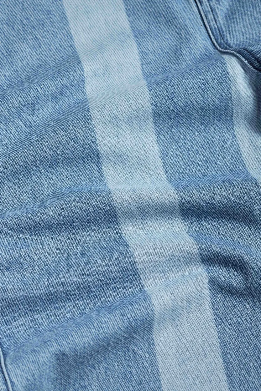 Lilibet Cropped Jeans Blue Reef Panel