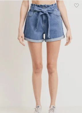 Lina High Waisted/Belted Shorts