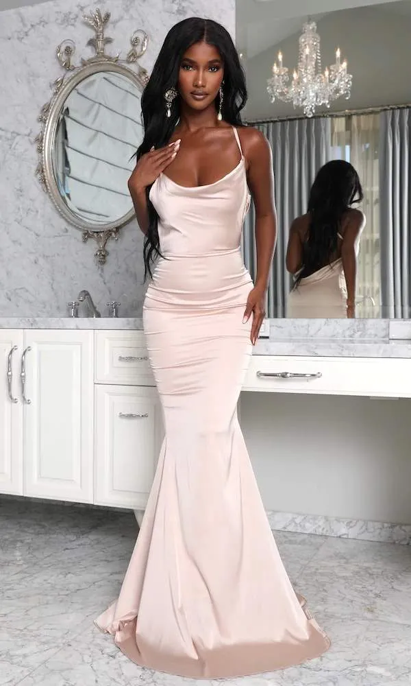 Natch Crème Evening Dress