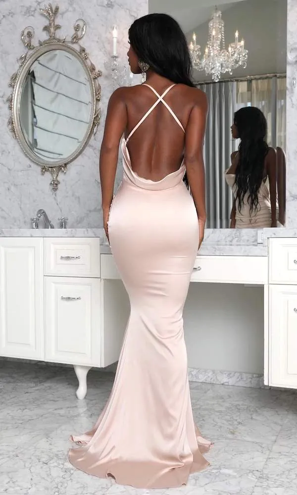 Natch Crème Evening Dress