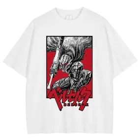 Nysekai "Berserker Armour V2 - Berserk" Vintage Oversized T Shirt