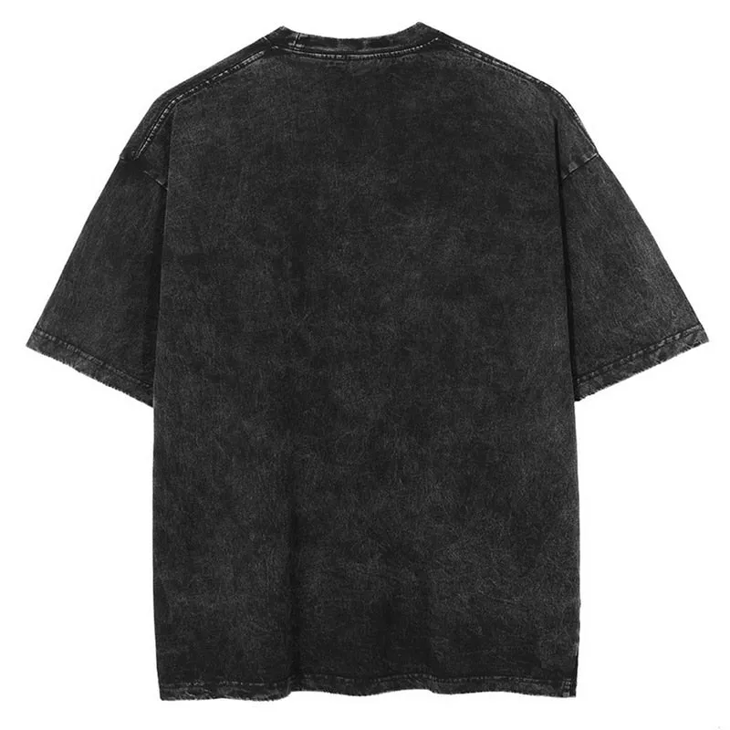 Nysekai "Black Asta - Black Clover" Vintage Oversized T Shirt