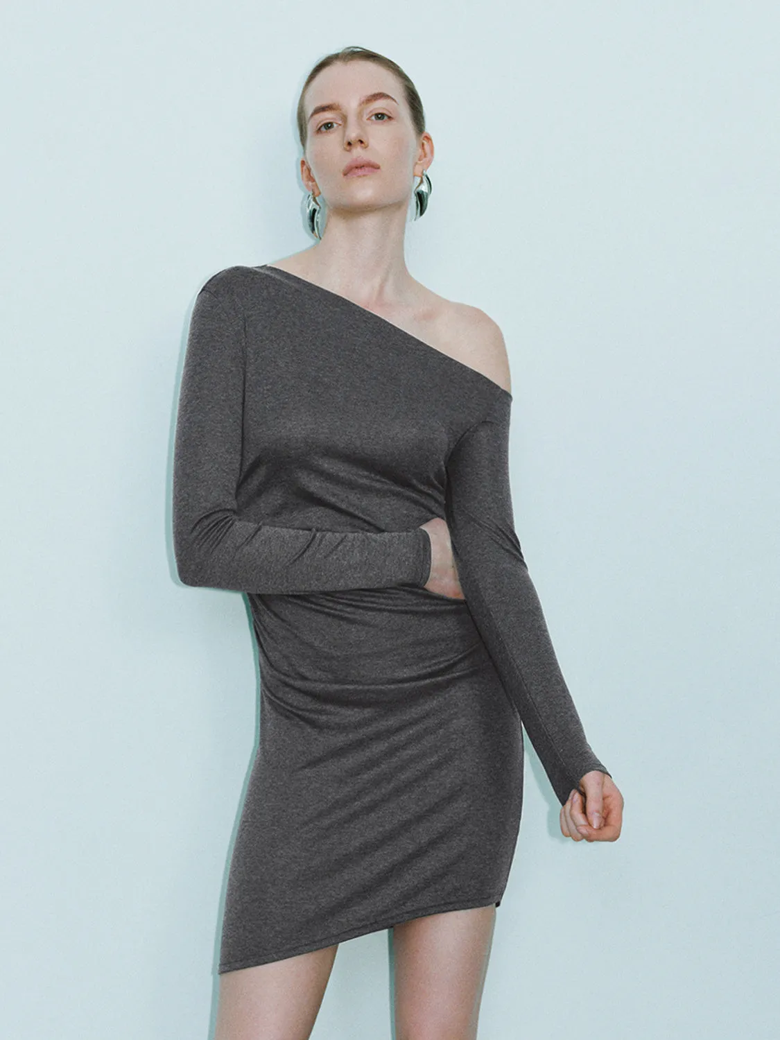 One Shoulder Skinny-Fit Dresses
