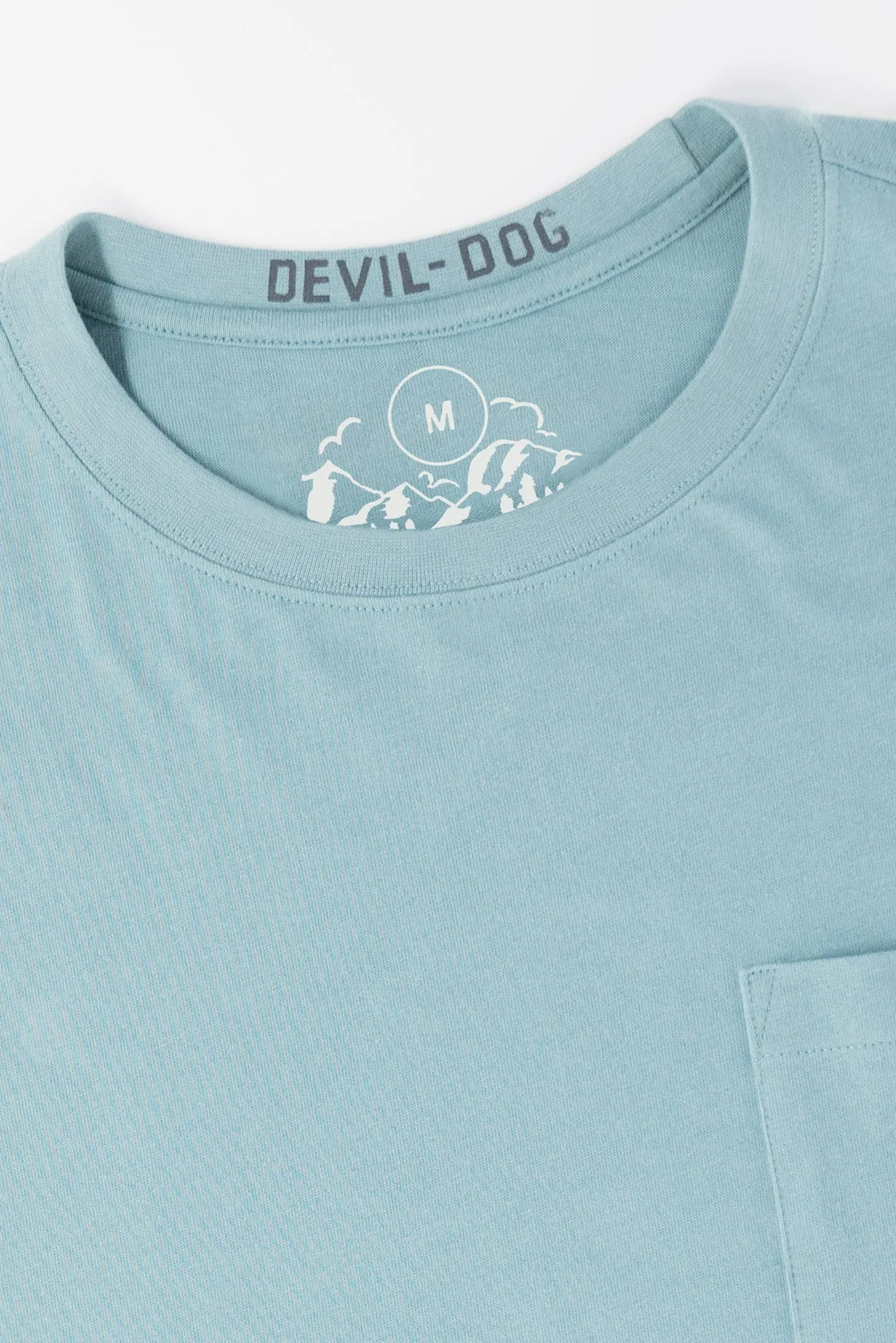 Pocket Tee - Vintage Blue