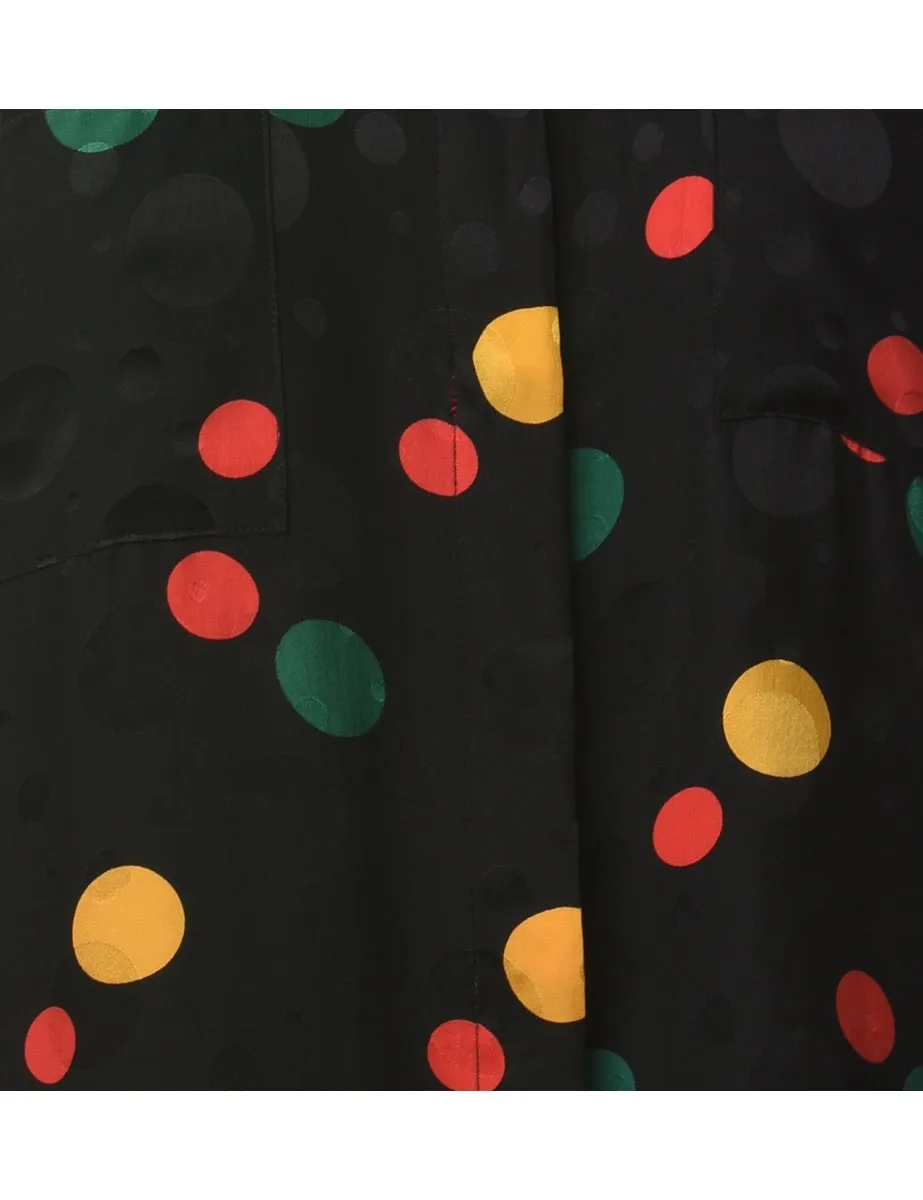 Polka Dot Blouse - L