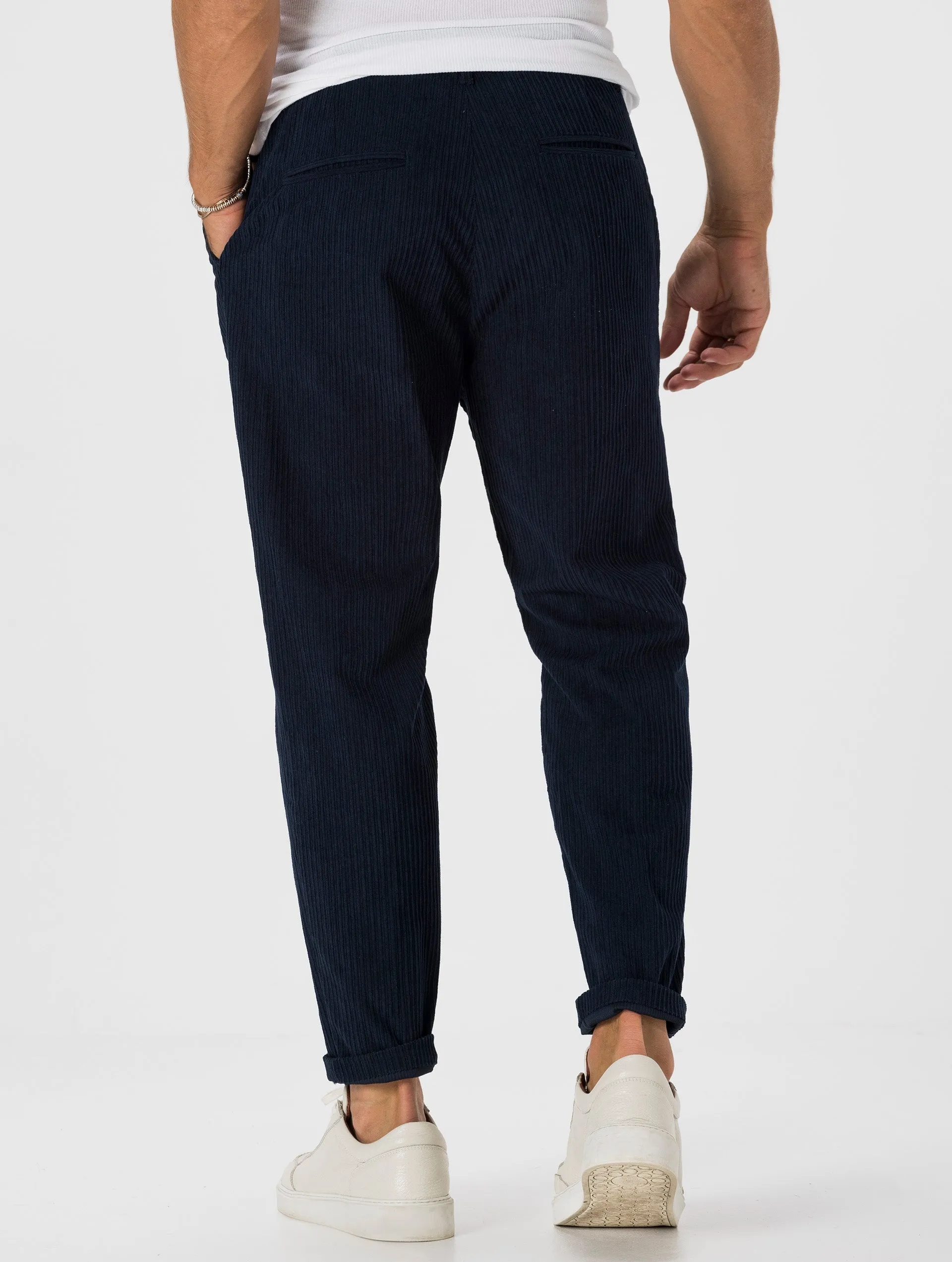 RHYS VELVET PANTS IN BLUE