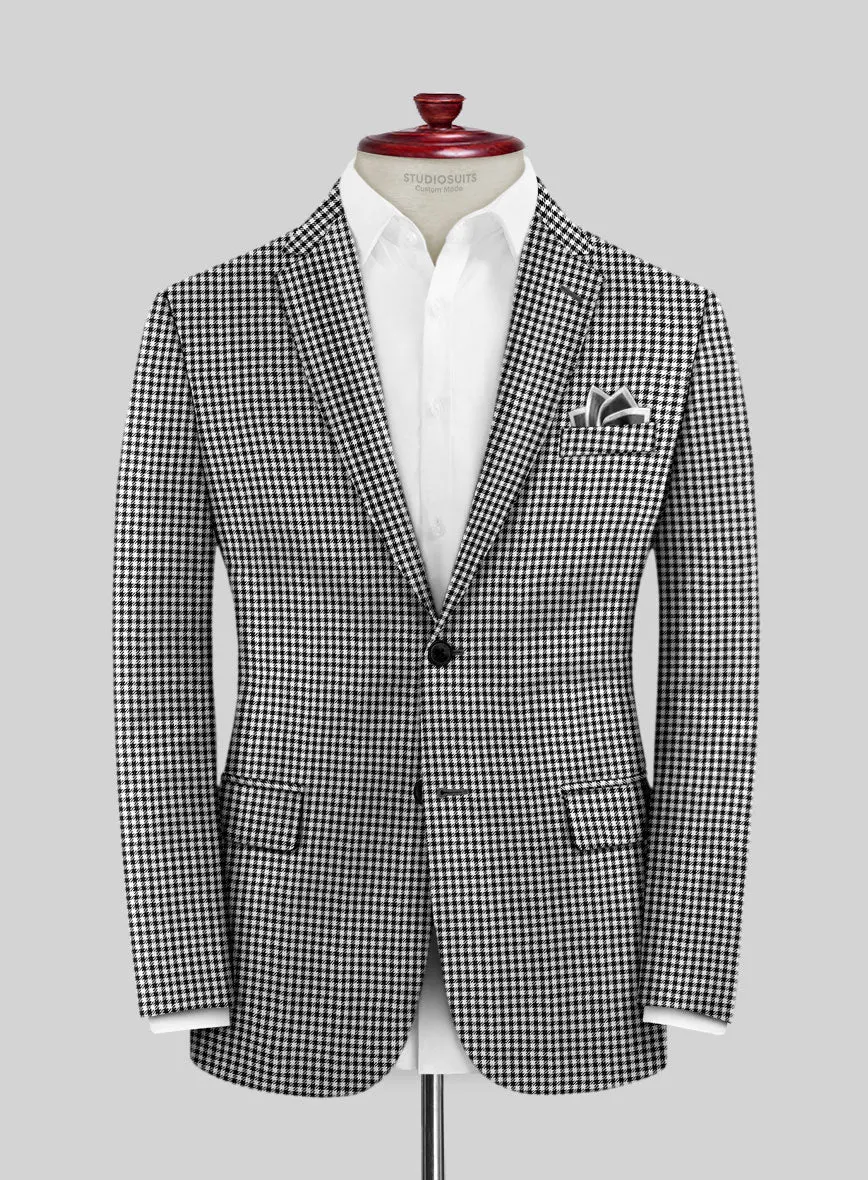 Shepherd's Plaid Wool Jacket