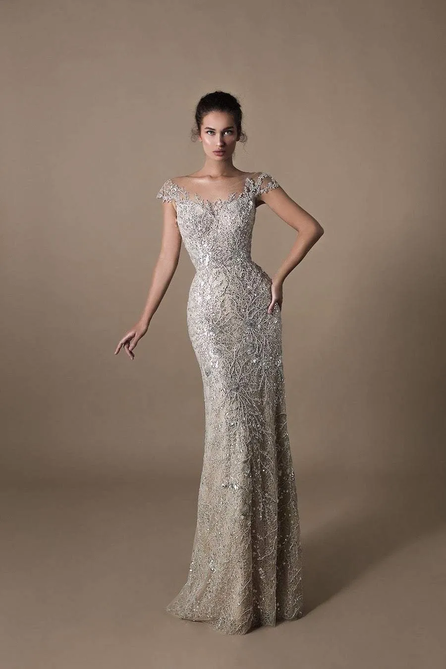 Stay Hub Silver Evening Dress