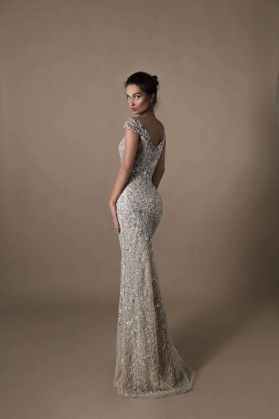 Stay Hub Silver Evening Dress
