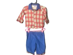 Vintage 70's Park Bench kids baby set 12 month