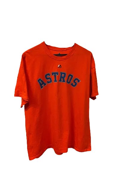 Vintage Houston Astros MLB T-Shirt Red XLarge
