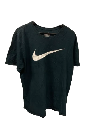 Vintage Nike Swoosh Black T-Shirt Large
