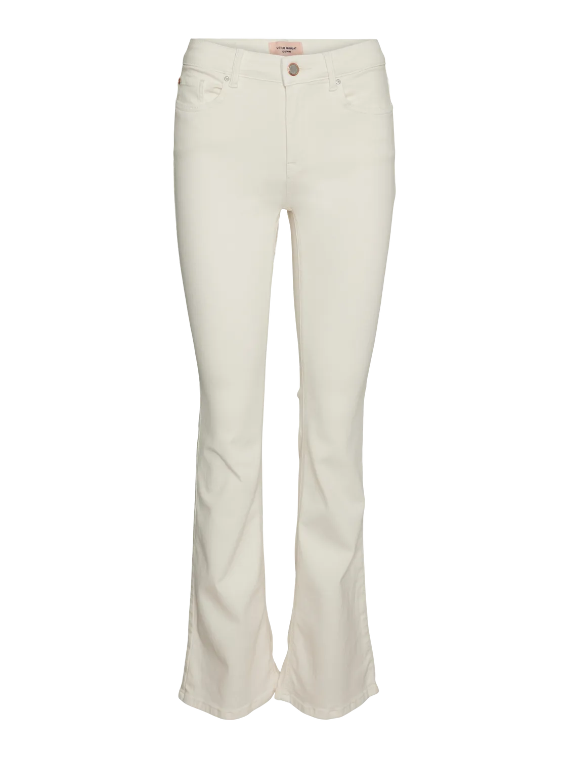 VMFLASH MR FLARED JEANS COLOR ECRU