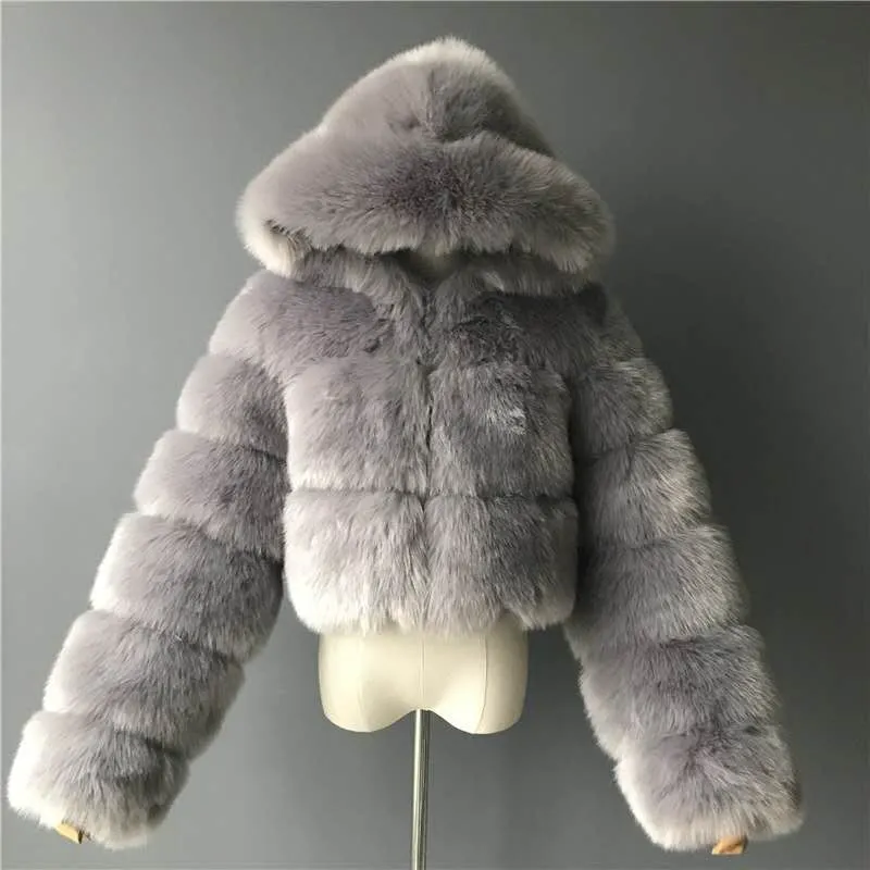 Wholesale women's winter faux fur coats (DR8216)