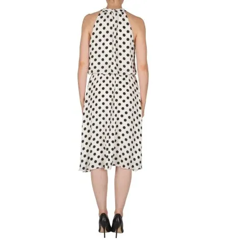 Women's Joseph Ribkoff | Polka Dot Halter Dress | White