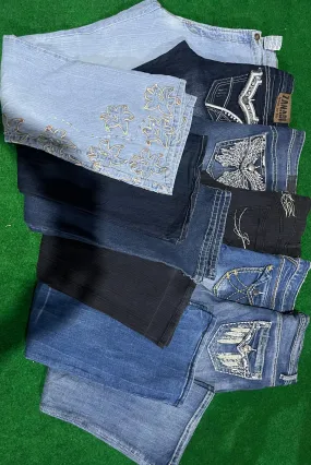 Y2K flared Jeans 12 Pieces  (19)
