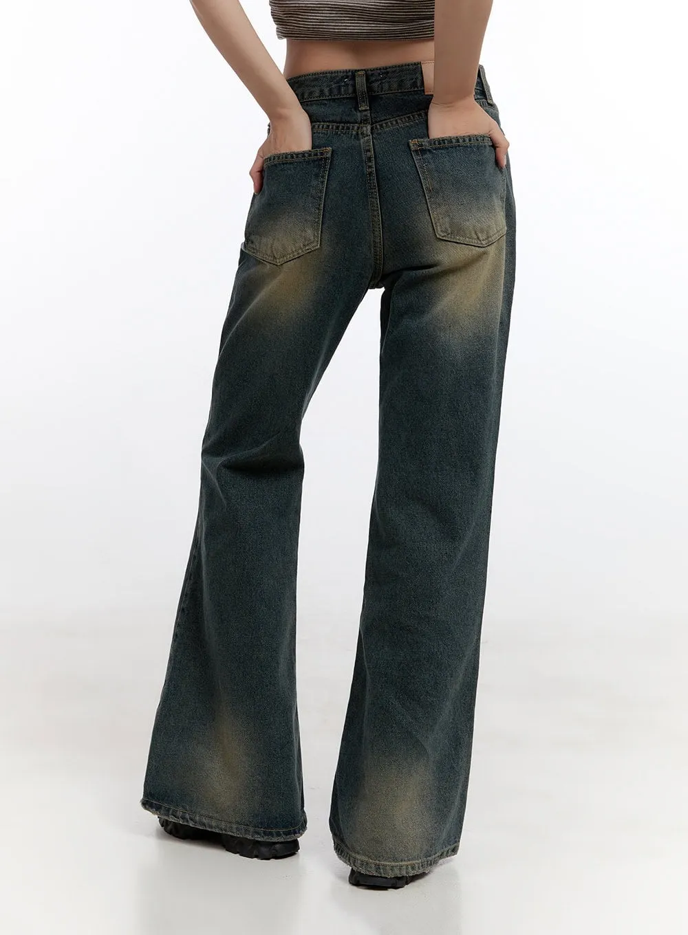 Yelena Denim Slim Fit Flared Jeans CN420